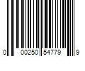 Barcode Image for UPC code 000250547799