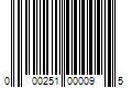 Barcode Image for UPC code 000251000095