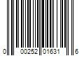 Barcode Image for UPC code 000252016316