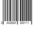 Barcode Image for UPC code 00025293001190