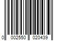 Barcode Image for UPC code 00025500204338