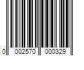 Barcode Image for UPC code 00025700003205