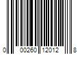 Barcode Image for UPC code 000260120128