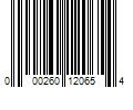 Barcode Image for UPC code 000260120654