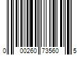 Barcode Image for UPC code 000260735605