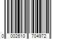 Barcode Image for UPC code 00026107049728