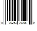 Barcode Image for UPC code 000263000069