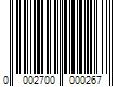 Barcode Image for UPC code 00027000002667