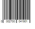 Barcode Image for UPC code 0002700041901