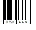 Barcode Image for UPC code 0002700686386