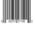 Barcode Image for UPC code 000270271902