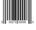 Barcode Image for UPC code 000273000080