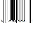 Barcode Image for UPC code 000275000071