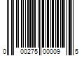 Barcode Image for UPC code 000275000095