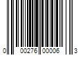 Barcode Image for UPC code 000276000063