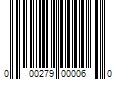 Barcode Image for UPC code 000279000060