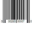 Barcode Image for UPC code 000283000070