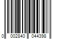 Barcode Image for UPC code 00028400443968