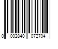 Barcode Image for UPC code 00028400727037