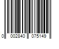 Barcode Image for UPC code 00028400751445