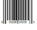 Barcode Image for UPC code 000286000053