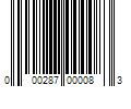 Barcode Image for UPC code 000287000083