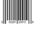 Barcode Image for UPC code 000291209106