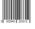 Barcode Image for UPC code 00029402033126