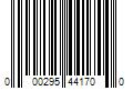 Barcode Image for UPC code 000295441700