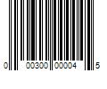 Barcode Image for UPC code 000300000045