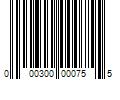 Barcode Image for UPC code 000300000755