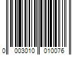 Barcode Image for UPC code 00030100100706