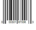 Barcode Image for UPC code 000301670063