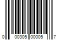 Barcode Image for UPC code 000305000057