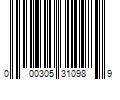 Barcode Image for UPC code 000305310989