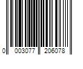 Barcode Image for UPC code 00030772060704