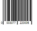 Barcode Image for UPC code 00030772200049