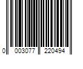 Barcode Image for UPC code 00030772204962