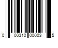 Barcode Image for UPC code 000310000035