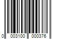 Barcode Image for UPC code 00031000003791