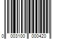 Barcode Image for UPC code 0003100000420