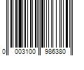 Barcode Image for UPC code 00031009863884