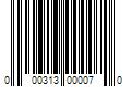 Barcode Image for UPC code 000313000070