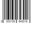 Barcode Image for UPC code 0003139643018