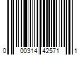 Barcode Image for UPC code 000314425711