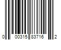 Barcode Image for UPC code 000315837162