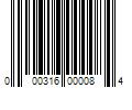 Barcode Image for UPC code 000316000084