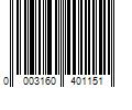 Barcode Image for UPC code 00031604011581