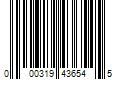 Barcode Image for UPC code 000319436545