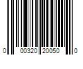 Barcode Image for UPC code 000320200500